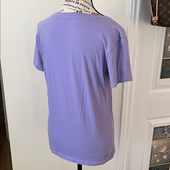 Life Is Good Lavender Cat Mom Tee - Picture 8 of 9